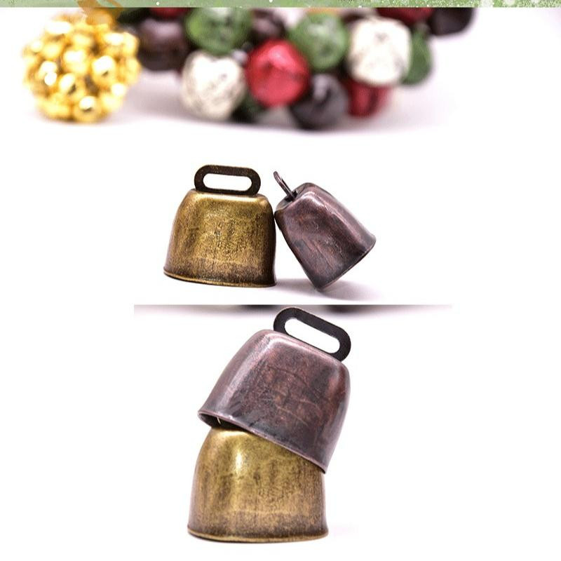 YJSTY Retro Metallglocke als DIY Windspiel Anhänger für Haustiere in Bronze aus Eisen - Bild 4