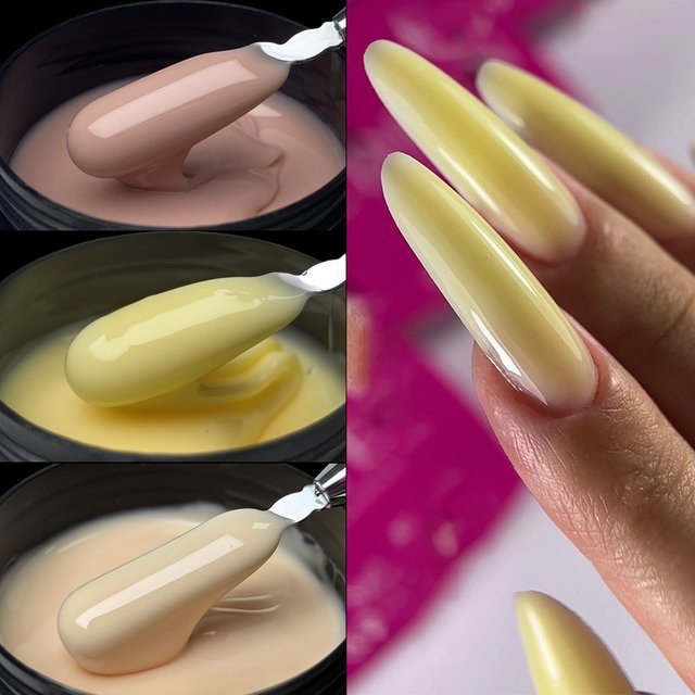 Jillnails Builder Nagelgel, Yellow Nude, 100 ml - Bild 1