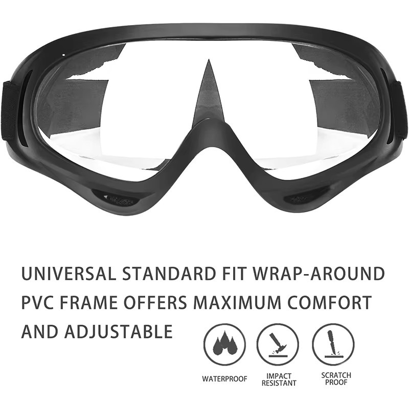 ZIVCONCING Kinderschutzbrille, mit Windschutz und UV400-Schutz, 1 Stück - Bild 2