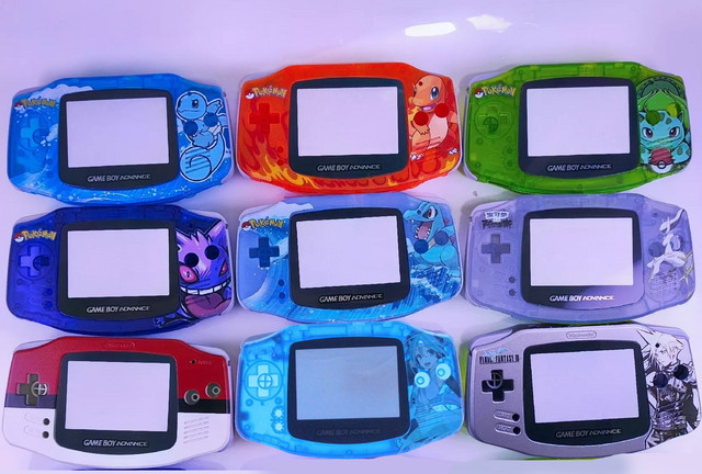 Bandai Pokémon GBA Shell IPS Komplettset Gehäuse in Orange im Retro-Design - Bild 1