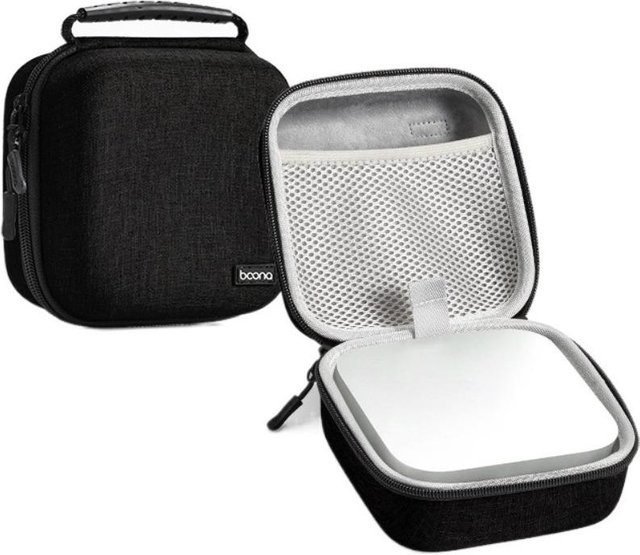 Tragbare EVA-Hartschalen-Transporttasche für Mac Mini M4/M4 Pro 2024, wasserdicht und stoßfest, Schwarz - Bild 1