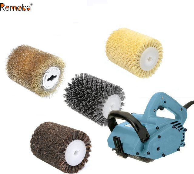 Remoba Polierscheibenbürsten 9741 aus Stahldraht und Sisal für Holz- und Metallbearbeitung, Farbe: Beige, B/H/D: 120 x 100 x 13 mm - Bild 1