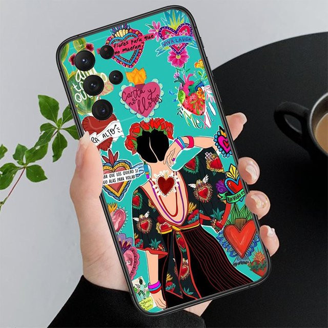 Handyhülle für Samsung Galaxy A-Serie mit Frida-Kahlo Design in Multicolour - Bild 1