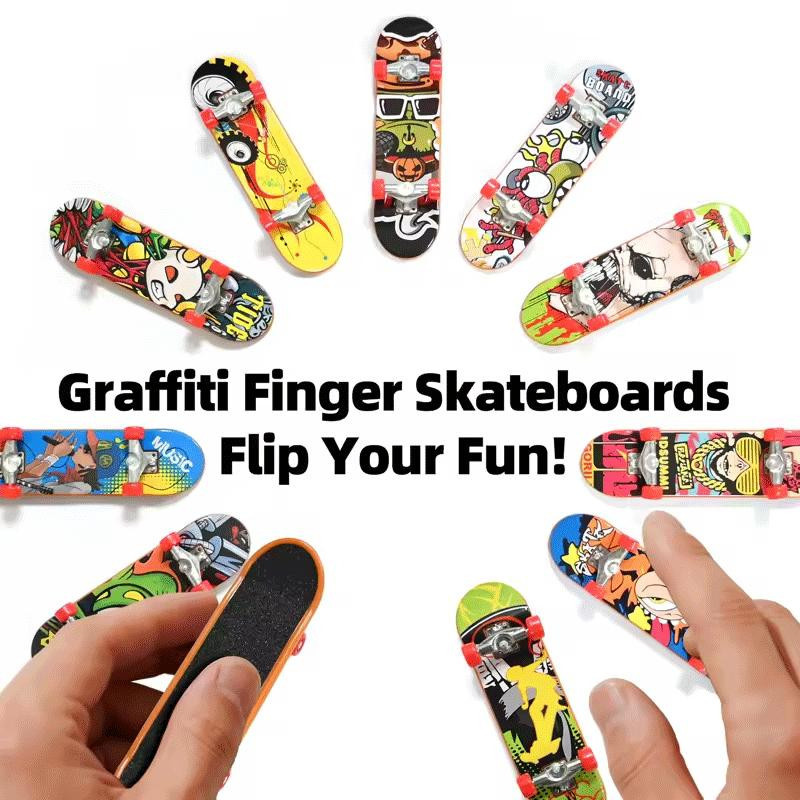 Linyi toy Fingerboard Skateboard aus Metall bunt/mehrfarbig - Bild 2