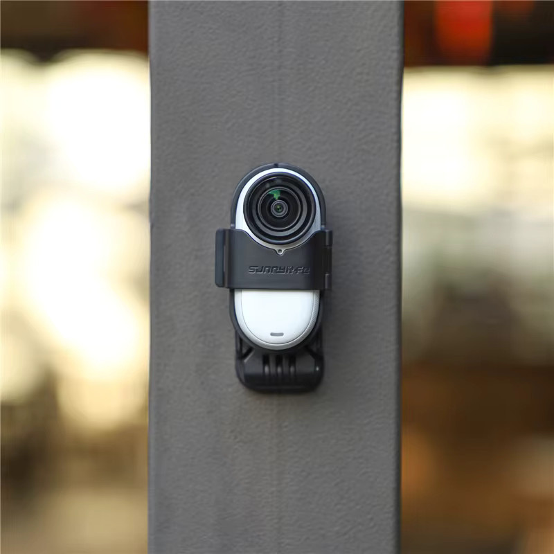 Insta360 Go 3S und Go3 Kamera Mount Adapter mit faltbarem Rahmen und Daumen-Verlängerung in Schwarz - Bild 5