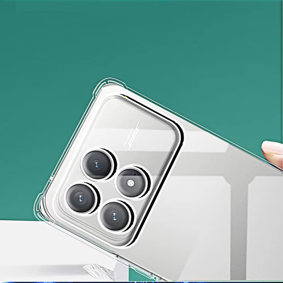 Transparente Handyhülle für Xiaomi Poco F8 Pro und F8 Ultra mit weicher Rückseite - Bild 3