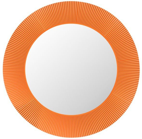 Kartell All Saints Spiegel rund in Orange - Bild 1