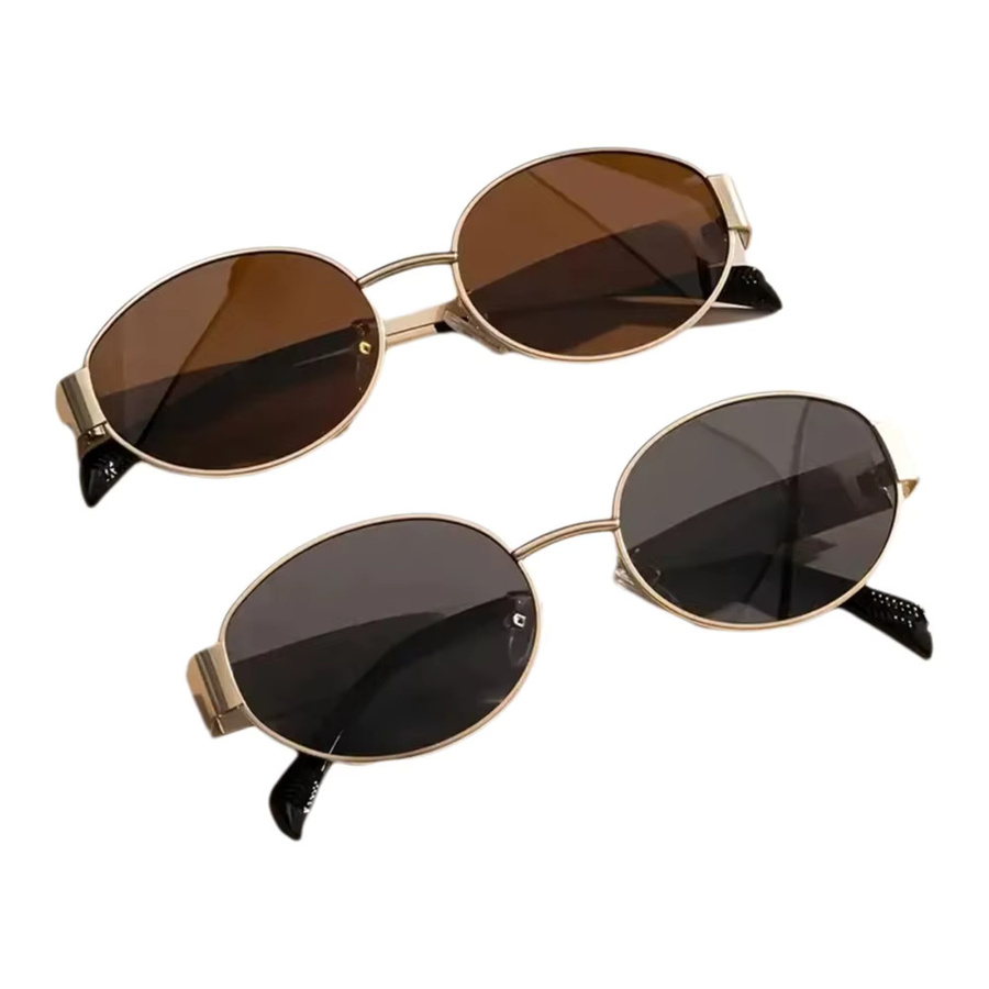 Hindfield Korrektionsbrille Damen, oval, Vollrand, Metall, gold - Bild 3