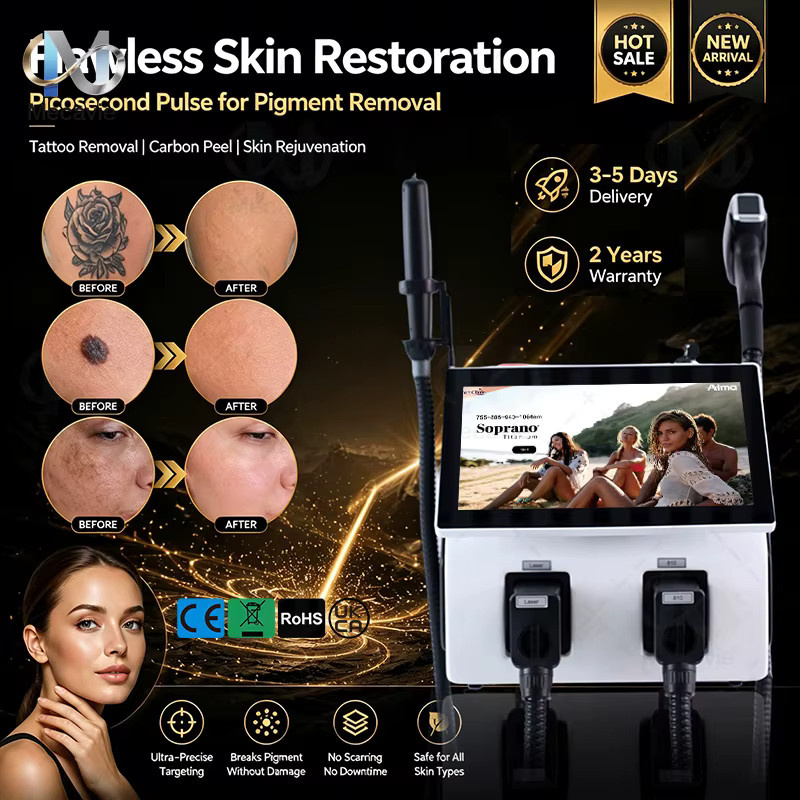 Emsnova 2-in-1 Dioden-Pikosekunden-Kombi-Lasergerät, Unisex - Bild 3