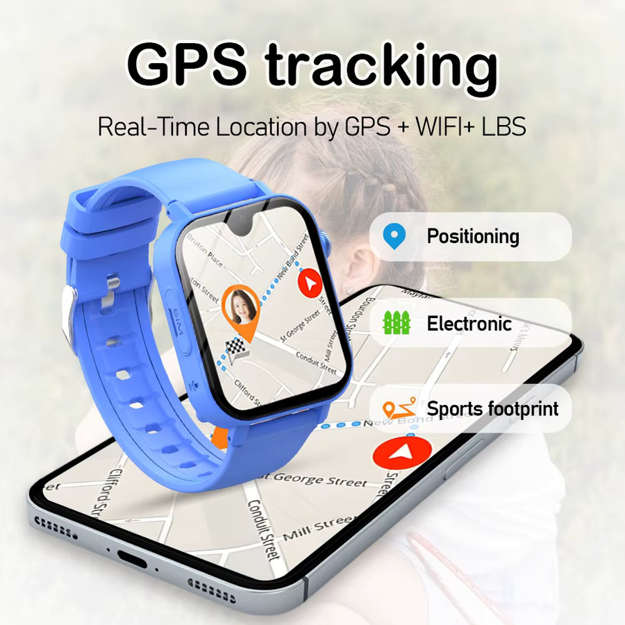 Wonlex KT36 4G Smartwatch für Kinder in Pink mit GPS, WiFi und SOS-Alarm - Bild 3