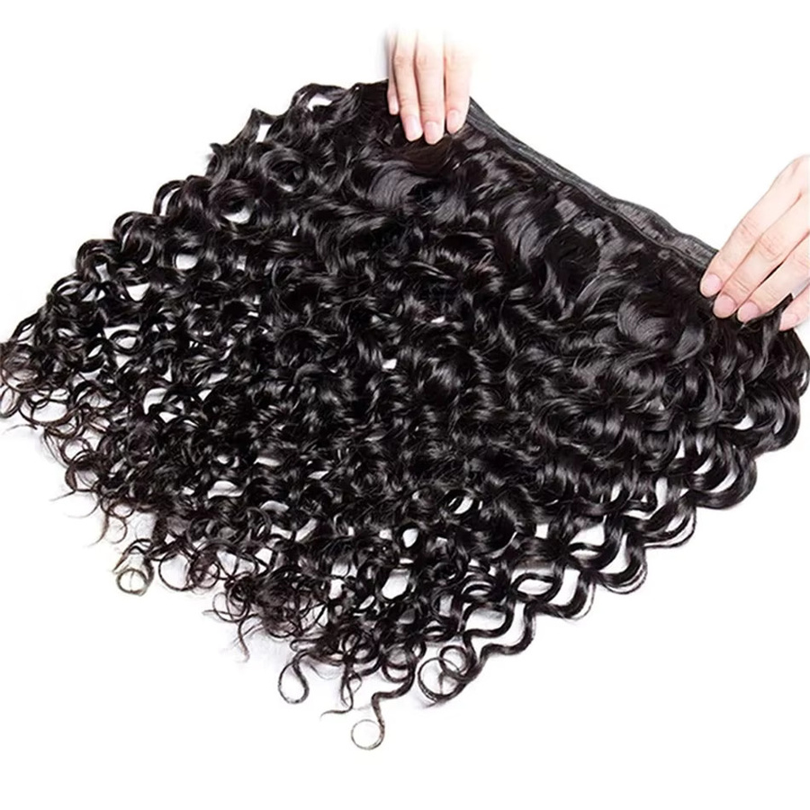 Dula A Hair Echthaar-Extensions, Wasserwellen, Malaysisches Remy Haar - Bild 4