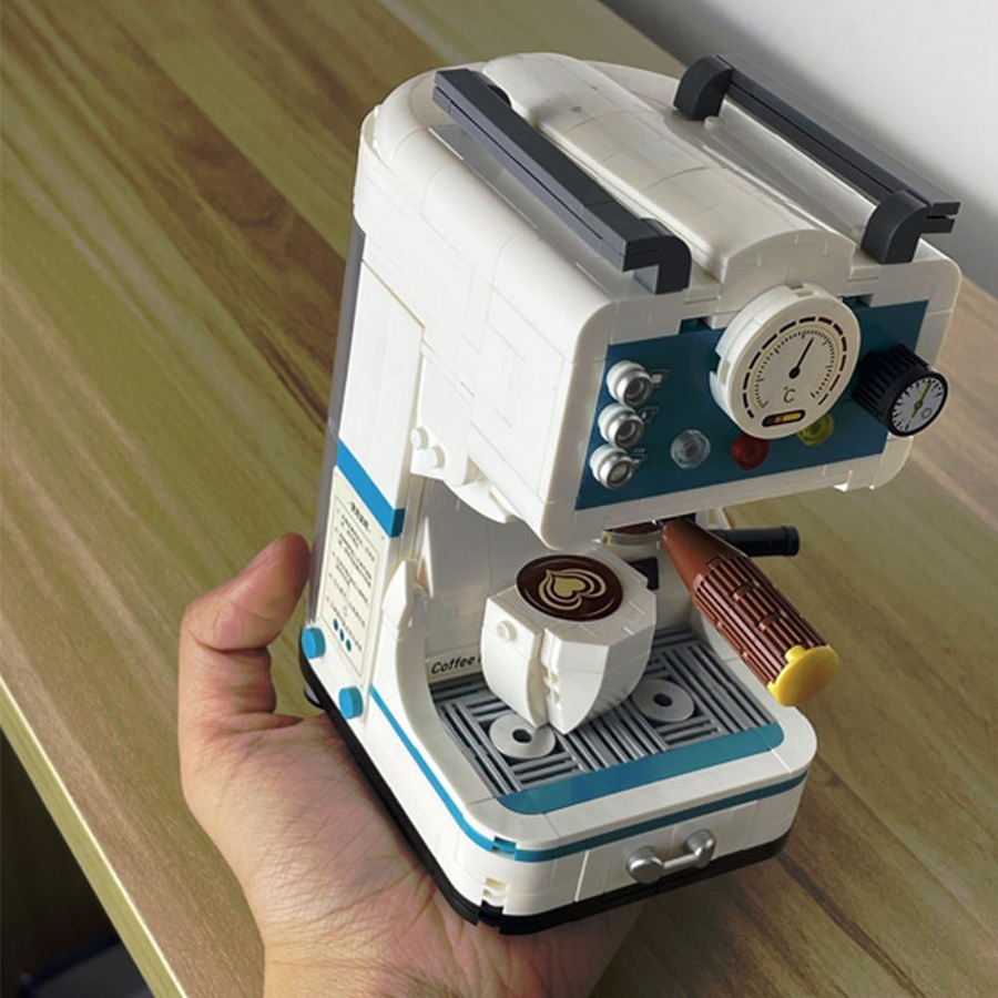 KNEW BUILT Klassische Kaffeemaschine Modell Mini, Bausteine, ab 3 Jahre - Bild 4