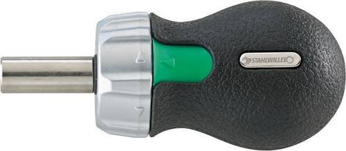 Stahlwille 4008-2 Bitratsche Ratschen-Schraubendreher 1/4 Zoll in Schwarz - Bild 1