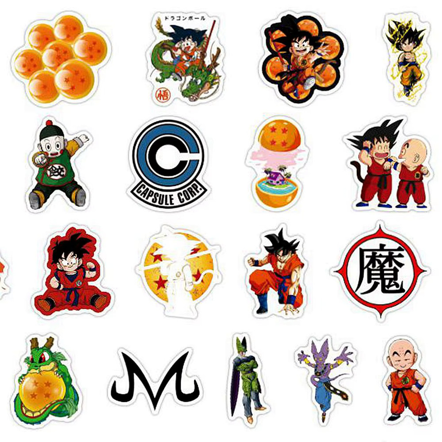 Bandai Dragon Ball Z Anime-Aufkleber, Bunt / Mehrfarbig - Bild 3