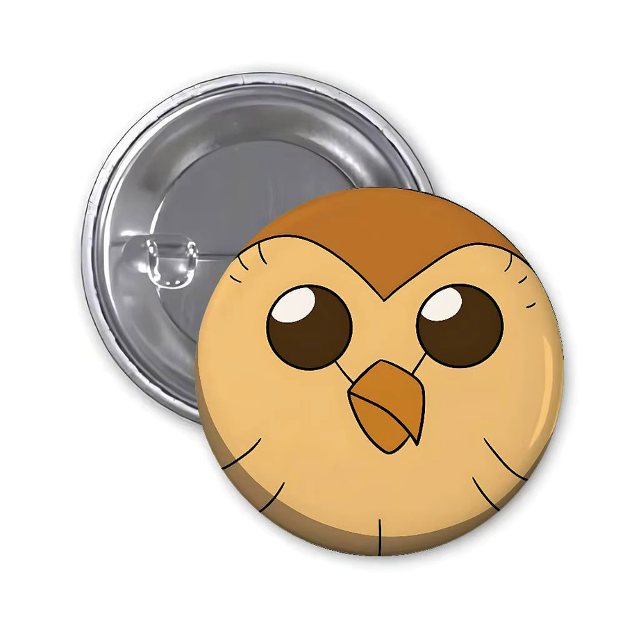 Brosche A-The Owl House-S, Weißblech, Metall - Bild 5