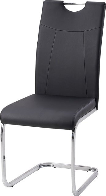 HTI-Living Schwingstuhl KellyC PU in Schwarz aus Kunstleder - Bild 1