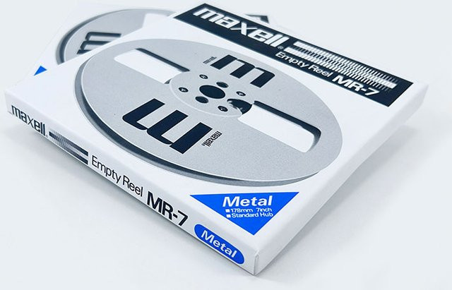 Maxell MR-7 Audio-Zubehör Metallic-Rollenöffnungsmaschinenteile für Roll-to-Roll-Recorder in Silber - Bild 1