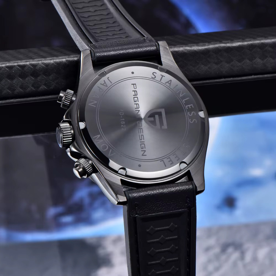 PAGANI DESIGN Chronograph, Quarz, Edelstahl, Saphirglas, Herren - Bild 4