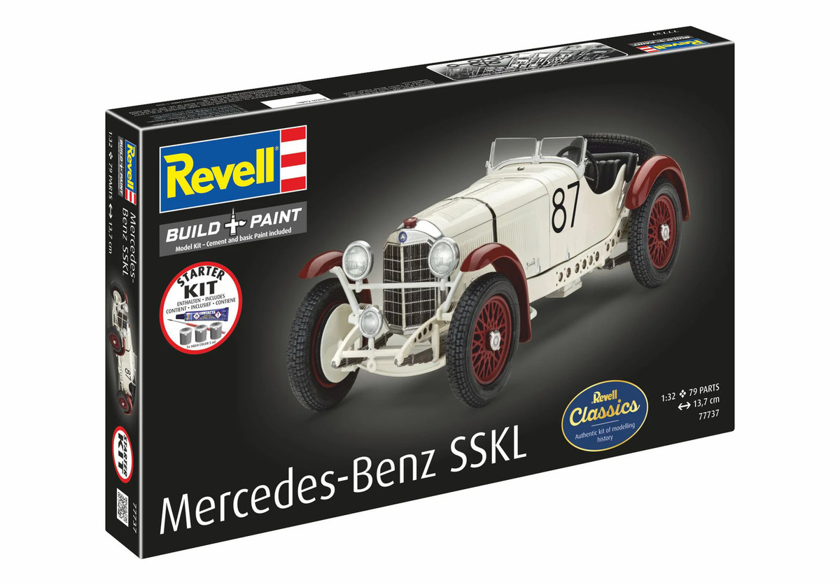 Revell Mercedes-Benz SSKL Starter Kit, Fahrzeug, 1:32, ab 12 Jahre - Bild 2