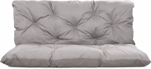 Setgarden Enkel Palettenkissen Set in Grau bestehend aus Sitzkissen und Rückenkissen B/T/H: 120 x 60 x 60 cm - Bild 1