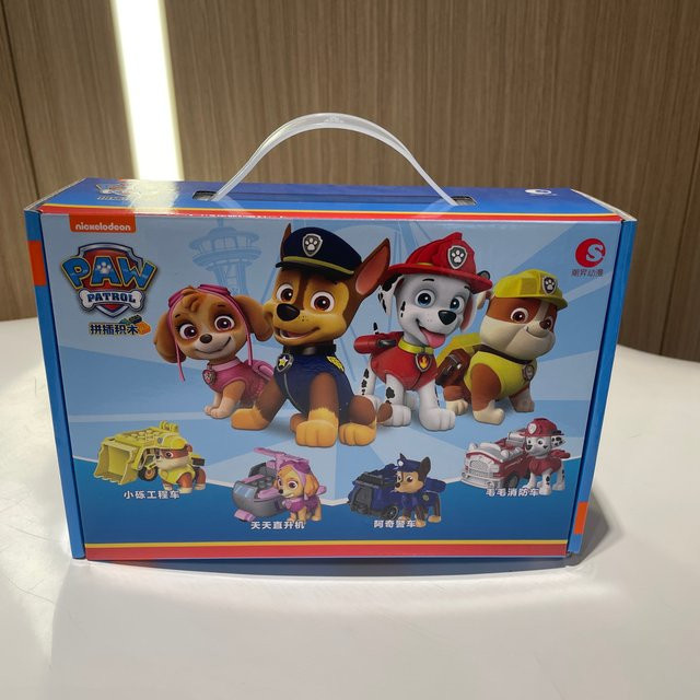Paw Patrol Fahrzeug Chase Skye Marshall Pull Back Autos, 4-teiliges Set - Bild 1
