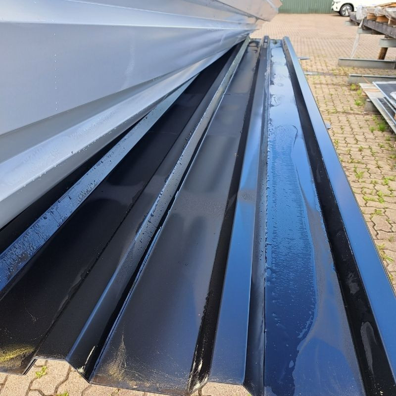 Trapezblech 35/207 Dach von Friedrich von Lien AG, 10 Stück, Tiefschwarz RAL 9005, Länge: 4,20 m - Bild 1