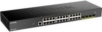D-Link DGS-1250-28X Smart Managed Gigabit Switch mit 28 Ports und 4x 10G Ethernet/LAN in Schwarz - Bild 2