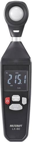 Voltcraft LX-80 Luxmeter Schwarz Messbereich 0,0 - 200.000 lx - Bild 1