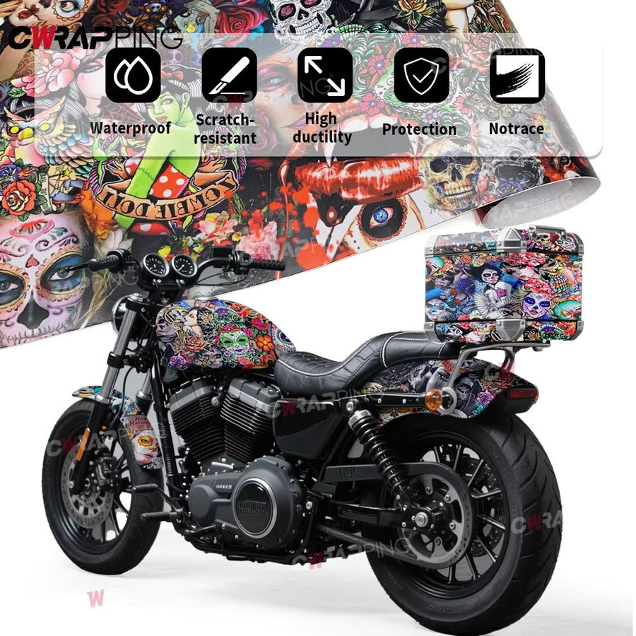 Multicolour Graffiti Vinylfolie für Fahrzeuge und Aufkleber zur Dekoration - Bild 2