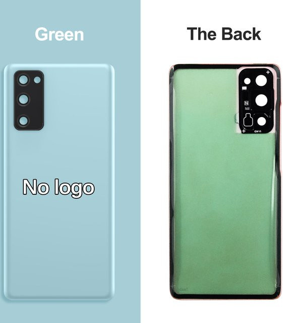 Samsung S20 FE G7810 Ersatzgehäuse mit Kameralinse in Blau für die Reparatur der Rückseite - Bild 1