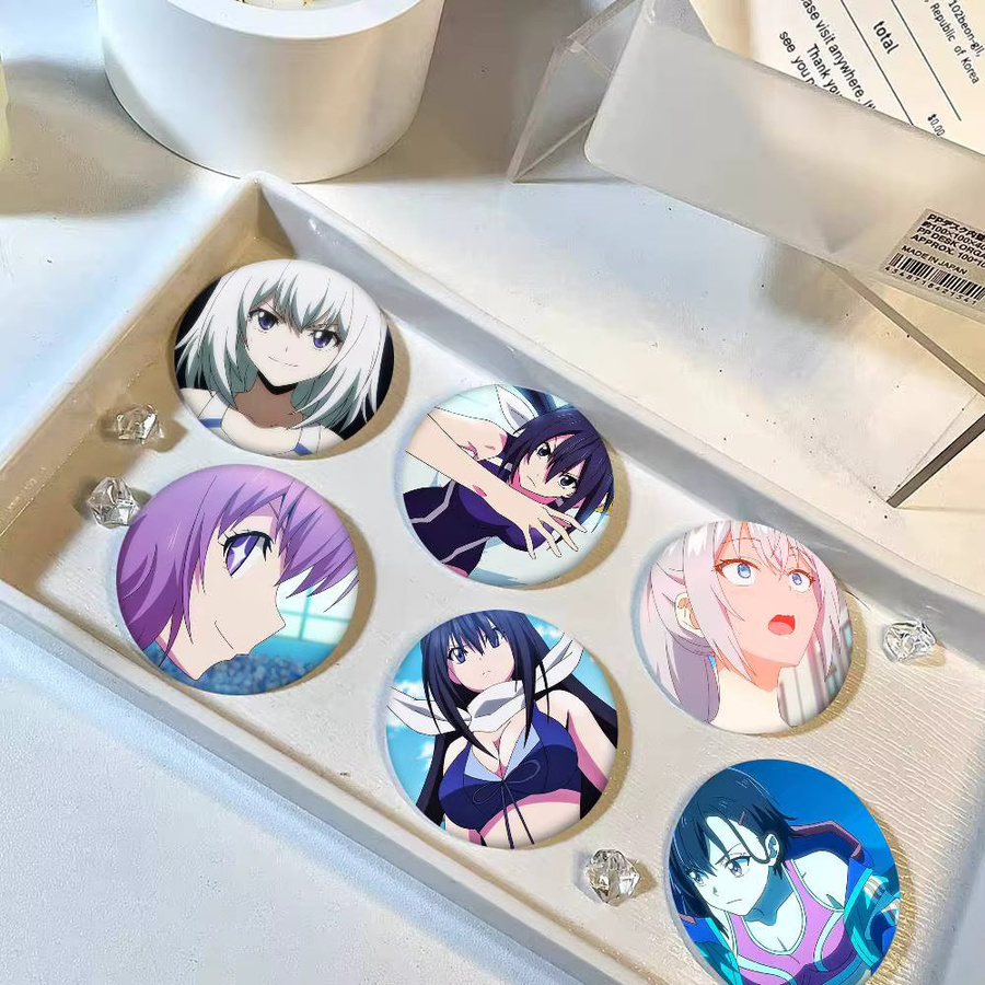 Mesuca Anstecknadeln, Keijo!!!! Cartoon-Stil, Emaille-Pins, Rund - Bild 3