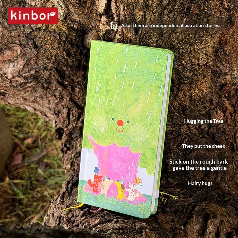 Kinbor Undatiertes Wochenplaner-Notizbuch mit illustriertem Hardcover und To-Do-Listen in Multicolour - Bild 3