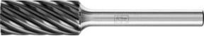 PFERD Hochleistungsfrässtift INOX Zylinder ZYA in Silber, Hartmetall mit HICOAT Beschichtung, Durchmesser: 12 mm, Länge: 25 mm, Schaft-Durchmesser: 6 mm - Bild 1