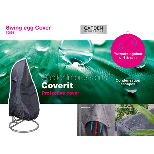 GARDEN IMPRESSIONS Schutzhülle Coverit für Panama Hängekorb in Schwarz aus Polyester - Bild 2