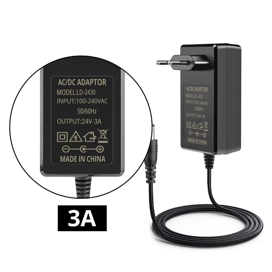 MALITAI LED-Netzteil DC24V 2A 3A LED-Streifenlichttreiber 48W 72W in Weiß - Bild 2