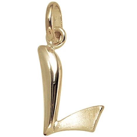Colfem Anhänger Buchstabe L, 375 Gelbgold, Unisex - Bild 1