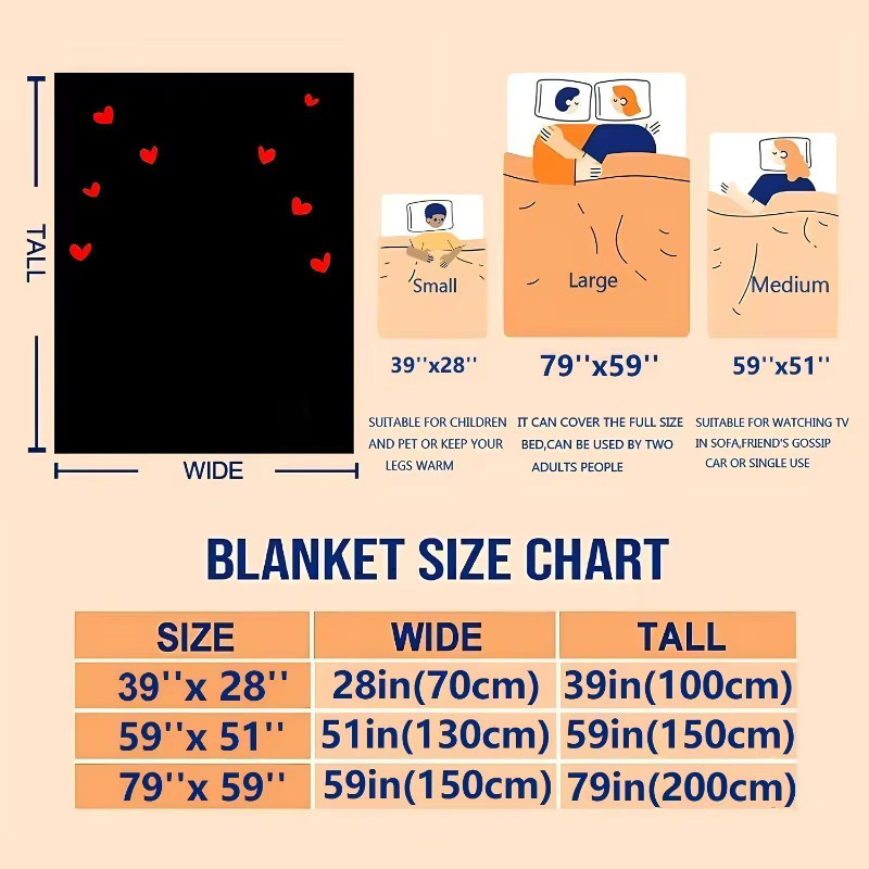 Dünne Flanell-Decke aus Polyester mit HD-Druck für Sofa, Bett und Picknick - Bild 1