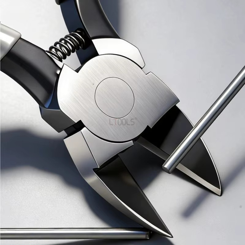 LTOOLS Diagonalschneidezange aus Hochhärte-Stahl in Silber für Modellbau und Industrie - Bild 6