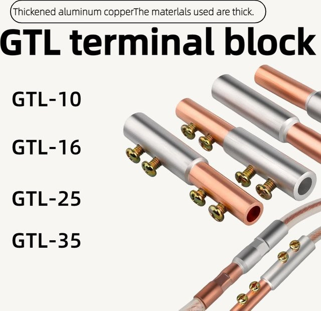 WLMLBWCJ Kupfer Aluminium Kabel Crimp Terminal Set GTL-10 GTL-16 GTL-25 35 Druckfreie Schnellverbindung Drahtstecker - Bild 1