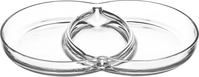 Leonardo Glasschale SEZIONE Salatshale aus Glas, transparent, Durchmesser: 27,1 cm, Höhe: 18,5 cm - Bild 1
