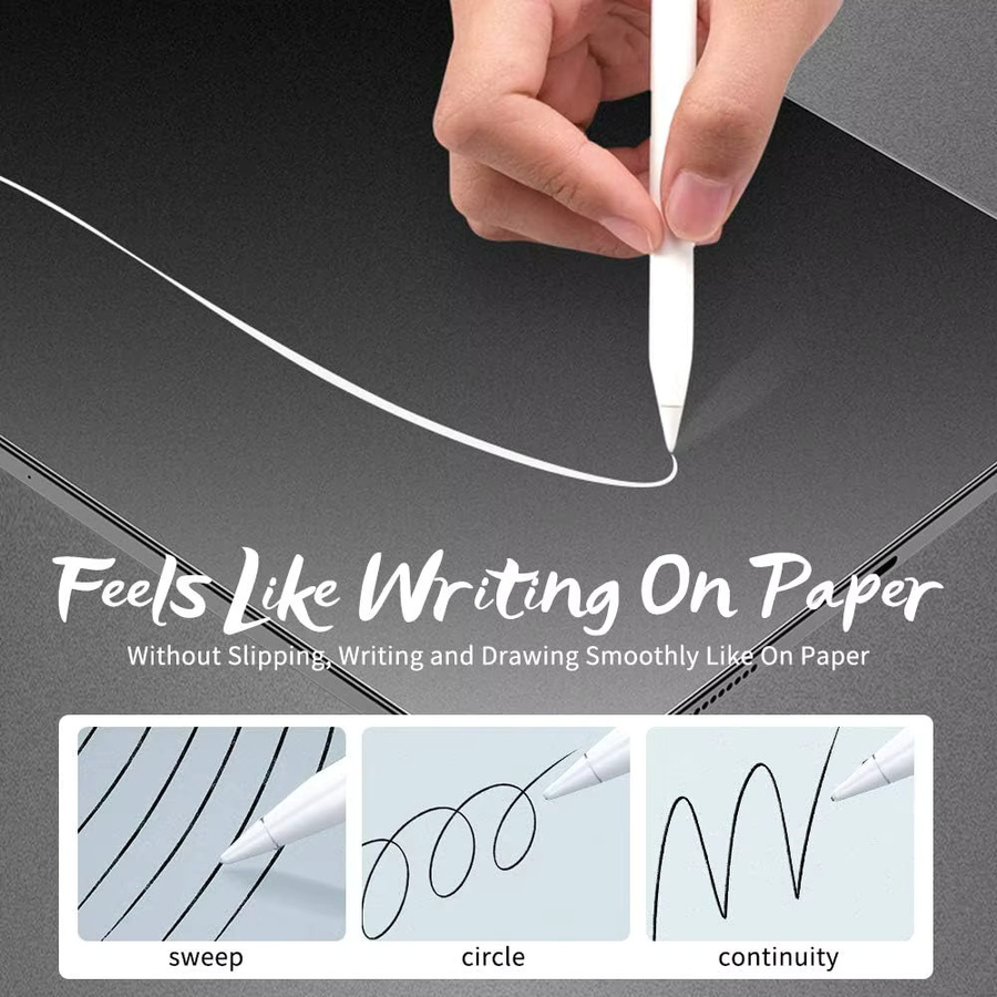 3er-Pack matte Papier-Displayschutzfolie für Microsoft Surface Pro 8 9 10 11 12 und Surface Pro X Antireflex-Folie zum Schreiben und Zeichnen - Bild 3