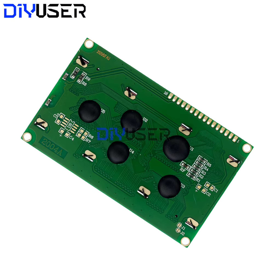 DIYUSER LCD2004 20x4 Zeichen-LCD-Display mit I2C-Schnittstelle und blau/grüner Hintergrundbeleuchtung für STM32 und Raspberry Pi - Bild 3