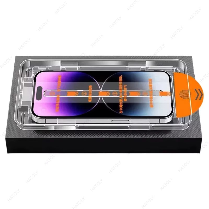 Displayschutzfolie für Xiaomi 17 Ultra und Xiaomi 17 Pro Max mit schwarzem Rand, staubfreie Installation, transparent - Bild 2