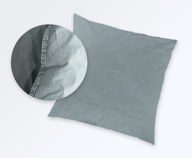 H.G. Hahn Bettwäsche Renforce Prinz Stone-Washed Green 135x200 cm - Bild 2