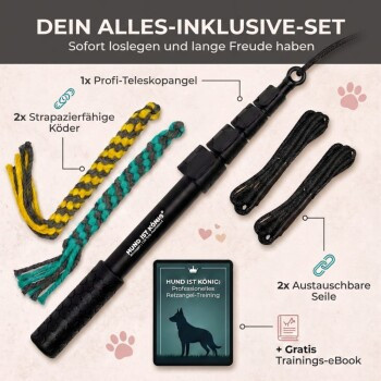 HUND IST KÖNIG Reizangel Hunde, Reizangel, 1,51 m - Bild 3
