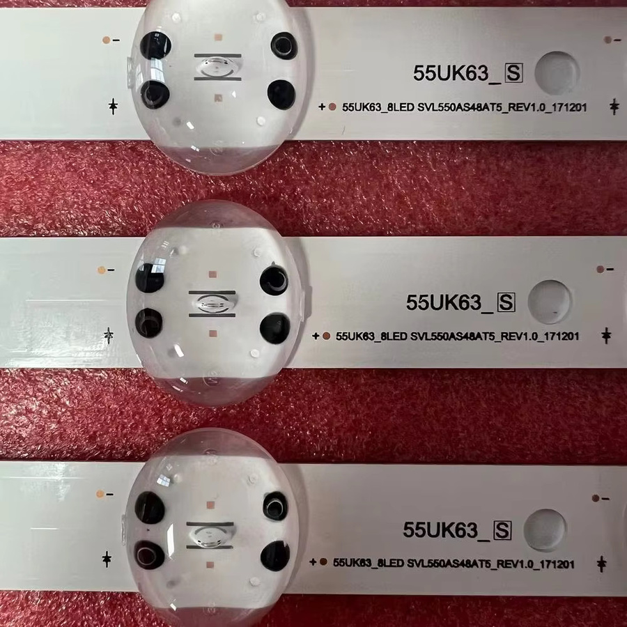 LED-Streifen für LG TV Modelle 55UN6950ZUA 55UK6470PLC 55UM7000PLC 55UM7600PLA 55UK6350PSC 55UK6300YVB 55UK6200PLA 55UK6550PUB 55UK6300PJF in Weiß (SMD) - Bild 2
