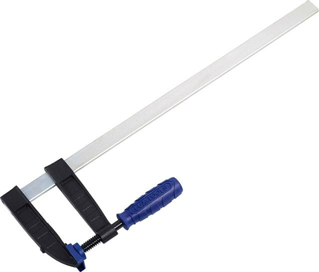 LUX-TOOLS Schraubzwinge mit Kunststoffbacken, Öffnungsweite: 500 mm, Tiefe: 120 mm - Bild 1
