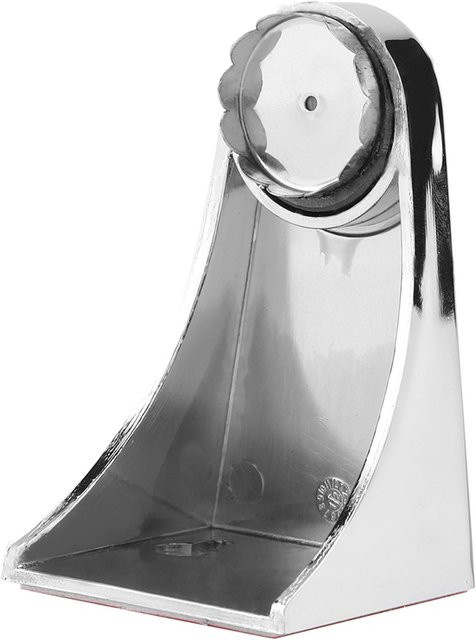 Magnetischer Seifenhalter mfySpace in Silber mit Drainage und Klebebefestigung - Bild 1