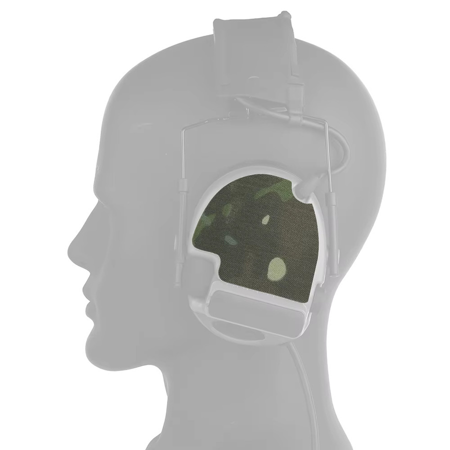 COMTAC Serie Headset Zubehör Set mit Camouflage Kabelaufbewahrungshaken und Band Abdeckung in Grün/Multicolour - Bild 2