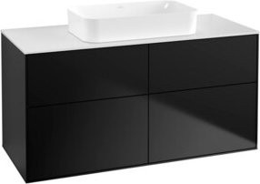 Villeroy & Boch Waschtischunterschrank Finion, Wandhängend, Weiß, B/T/H: 120 x 60,3 x 50,1 cm - Bild 1